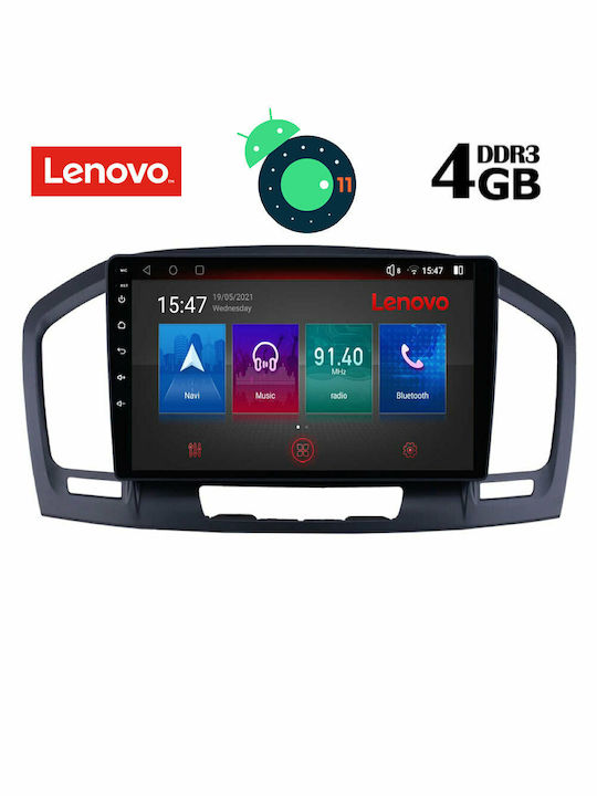 Lenovo Sistem Audio Auto pentru Opel Insemnări 2008-2013 (Bluetooth/USB/AUX/WiFi/GPS/Apple-Carplay/Partitură) cu Ecran Tactil 9"