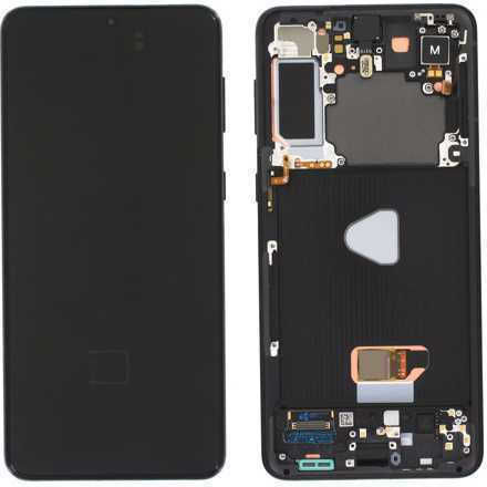 Screen with Touch Mechanism and Frame for Galaxy S21 (Gray)