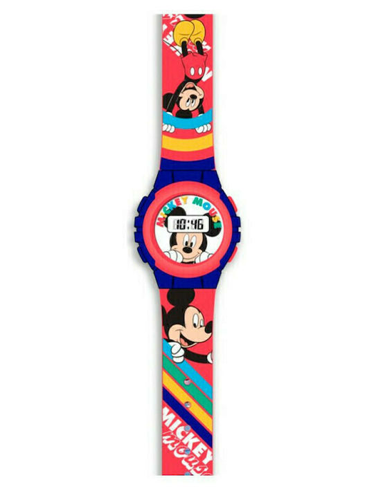 Kids Licensing Kinder-Digitaluhr mit Kautschuk/Plastikarmband Mehrfarbig