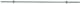 Perk Sports Ίσια Μπάρα Φ28mm Μήκους 220cm με Βιδωτά Κολάρα