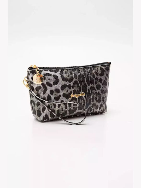 Fragola Toiletry Bag Silver Leopard 21cm