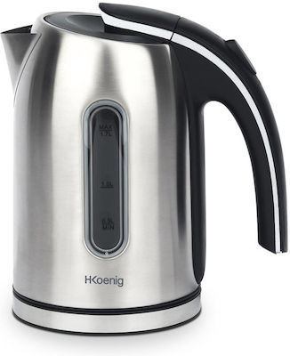 HKoenig Kettle 1.7lt 2200W Silver