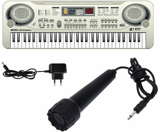 Keybaord AG278E cu 61 Taste Standard Touch Argintiu