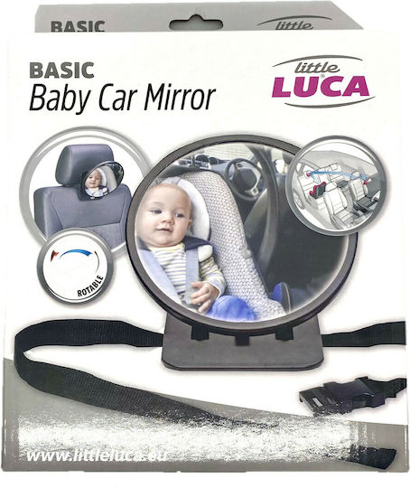 Miyali Βρεφικός Καθρέπτης Αυτοκινήτου Μαύρος Little Luca