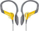 Panasonic Ακουστικά Ψείρες Earbuds RP-HS33E Τύπου Ear Hook Κίτρινα