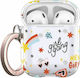 KeyBudz Elevate x Swarovski Girlgang Case Silicone with Hook in Multicolour color for Apple AirPods 1 / AirPods 2
