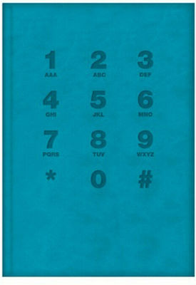 Exas Paper Τηλεφωνικό Ευρετήριο 192 Σελίδες Τιρκουάζ 8x14cm