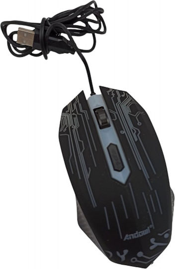 Andowl Q-MU805 RGB Gaming Mouse 3200 DPI Negru