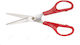 Justnote Scissors 16cm with Metallic Blade Red