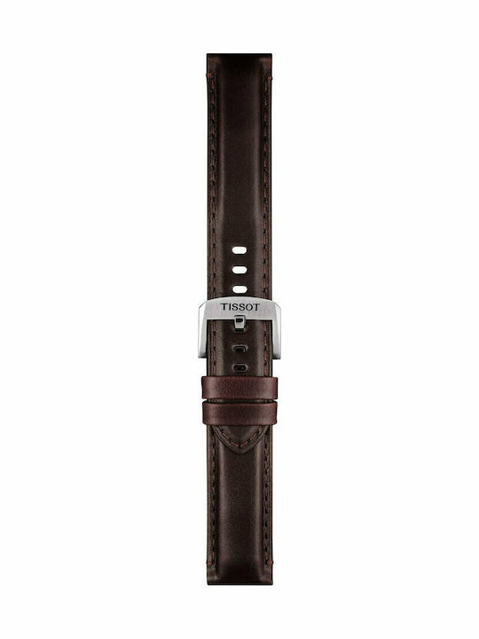 Tissot Δερμάτινο Λουράκι Καφέ 20mm