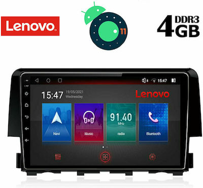 Lenovo Car-Audiosystem für Honda Bürgerlich 2016+ (Bluetooth/USB/AUX/WiFi/GPS/Apple-Carplay) mit Touchscreen 9" DIQ_SSX_9191
