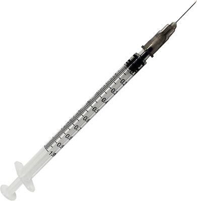 Jiangyin Fanmei Medical Pruno Syringe 27G x 1/2" 1ml 1pcs