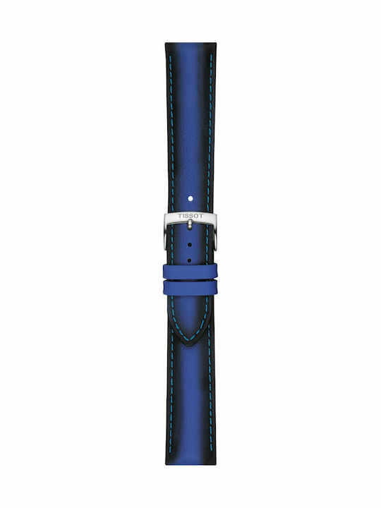 Tissot Δερμάτινο Λουράκι Navy Μπλε 20mm