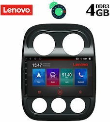 Lenovo Car-Audiosystem für Jeep Kompass / Patriot 2007-2016 (Bluetooth/USB/AUX/WiFi/GPS/Apple-Carplay) mit Touchscreen 10.1" DIQ_SSX_9276