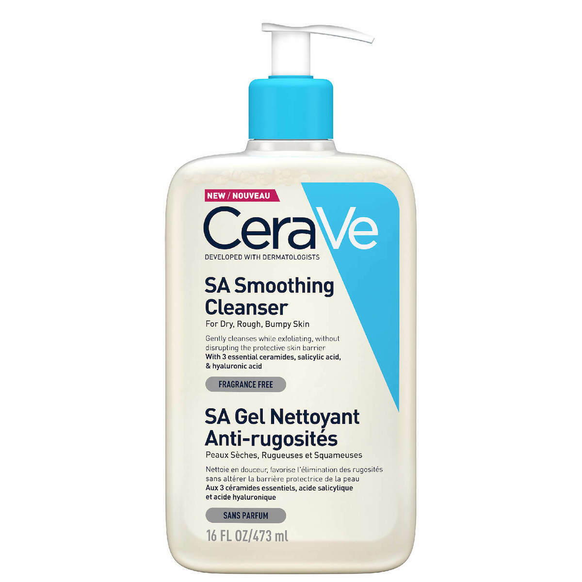 CeraVe SA Smoothing Gel Καθαρισμού Προσώπου 473ml