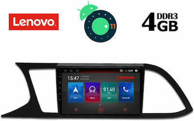 Lenovo Car-Audiosystem für Seat Leon 2012-2021 mit Klima (Bluetooth/USB/AUX/WiFi/GPS/Apple-Carplay) mit Touchscreen 9" DIQ_SSX_9575