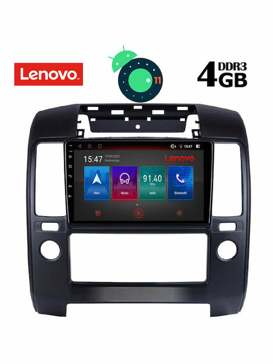 Lenovo Car-Audiosystem für Nissan Navara 2006-2011 mit Klima (Bluetooth/USB/AUX/WiFi/GPS/Apple-Carplay) mit Touchscreen 9" DIQ_SSX_9454