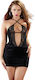 Cottelli Collection Party Velvet Dress Black