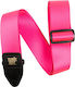 Ernie Ball Neon Pink Premium Strap Strap for Guitar Pink