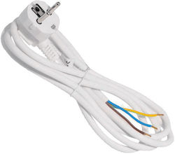 Elmark Power Cord In White Colour 2m 47001