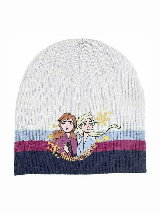 Kids Beanie Knitted White