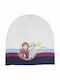 Kids Beanie Knitted White