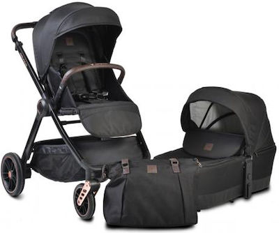 Cangaroo Macan 2 in 1 Adjustable 2 in 1 Baby Stroller Suitable for Newborn Macan Black 14.5kg