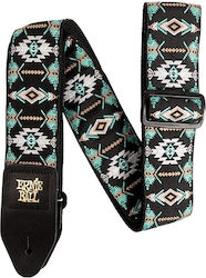 Ernie Ball Southwestern Turquoise Jacquard Strap