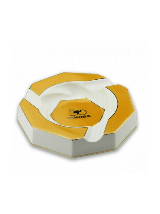 Cohiba Ashtray Cigar Ceramic Yellow 1pcs ASH-308A