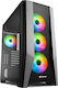 Sharkoon TG7M RGB Gaming Midi Tower Computer Case with Side Window Black