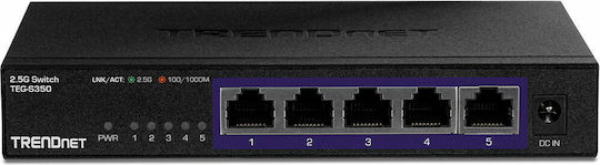 Trendnet TEG-S380 Unmanaged L2 Switch με 5 Θύρες Gigabit (1Gbps) Ethernet