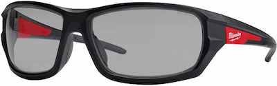 Milwaukee Safety Glasses with Gray Tint Lenses