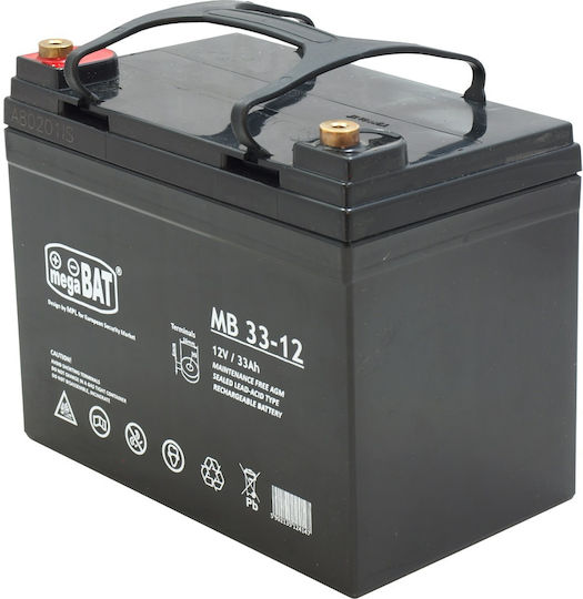 Megabat MB 26-12 UPS Battery with Capacity 26Ah and Voltage 12V 1pcs