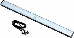 Wiederaufladbar LED Nachtlicht Linear mit Batterie und Bewegungssensor