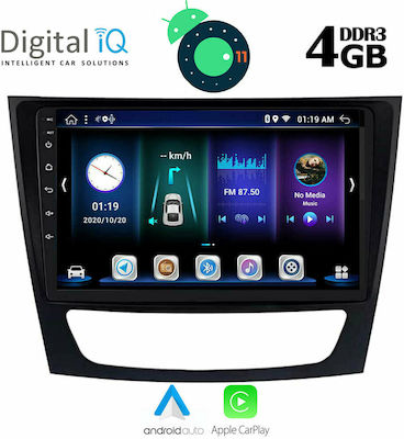 Digital IQ BXD 6408_GPS Ηχοσύστημα Αυτοκινήτου για Mercedes Benz CLS W219 / E W211 2003-2009 (Bluetooth/USB/WiFi/GPS) με Οθόνη Αφής 9"