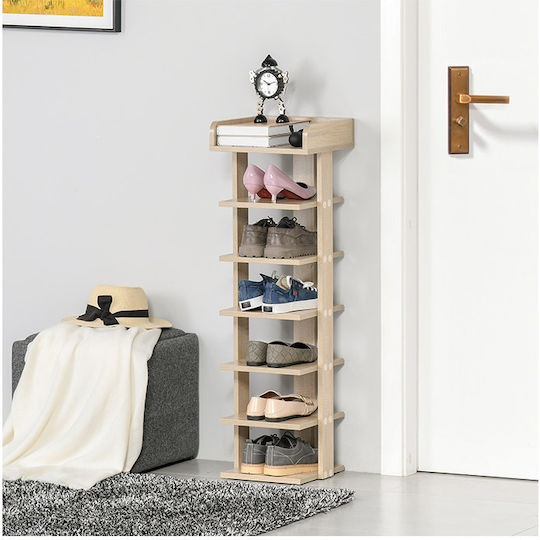 Dulap Deschis din Lemn pentru Pantofi L32xA30xÎ104cm