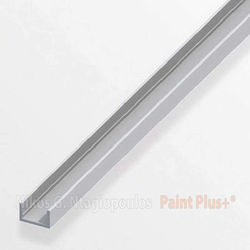 Alfer Aluminium Profile Aluminum "U" Aluminum 10x19.5x1.5mm 1m 100x1.95x1cm