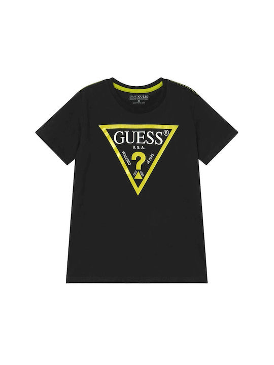 Guess Παιδικό T-shirt Μαύρο