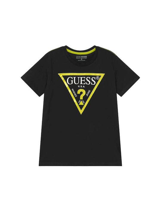 Guess Tricou pentru copii Negru