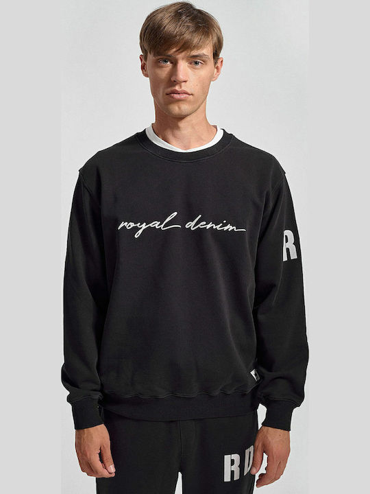 Premium Denim Φούτερ Navy Μπλε