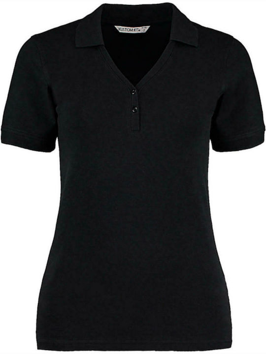 Kustom Kit Comfortec Women's Promotional T-shirt Short Sleeve in Black Color