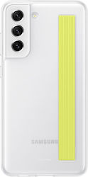 Samsung Slim Strap Umschlag Rückseite Kunststoff Weiß (SAMSUNG S21FE) EF-XG990CWEGWW