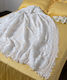 Silk Fashion 4452 Κουβέρτα Πλεκτή Υπέρδιπλη 225x250εκ. Λευκή