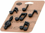 Musical Notes Set of Magnets Plastic 1pcs