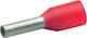 SAS Insulated Wire Ferrule Terminal 4mm² Orange 100pcs AK-AK-077