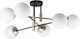 Home Lighting Πλαφονιέρα Οροφής 78εκ. Μαύρη με Ντουί E27