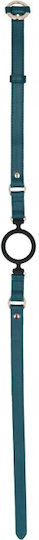 Shots Ouch! Silicone Ring Gag With Leather Straps Knebel Petrol