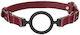 Shots Ouch! Silicone Ring Gag With Leather Stra...