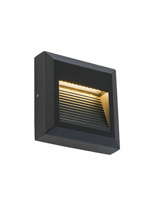 Nowodvorski Sidewalk Επιτοίχιο Εξωτερικό Φωτιστικό LED IP54 1.5W 10x10εκ.
