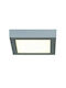Atman Τετράγωνο Εξωτερικό LED Panel 20W με Φυσικό Λευκό Φως 4000K 22x22εκ.
